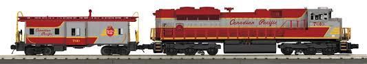 30-20954-1 - O Gauge SD70ACe Imperial Diesel &amp; Caboose Set With Proto-Sound 3.0 - Canadian Pacific (CP Heritage)