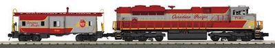 30-20954-1 - O Gauge SD70ACe Imperial Diesel &amp; Caboose Set With Proto-Sound 3.0 - Canadian Pacific (CP Heritage)