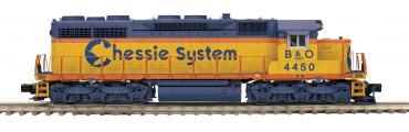 20-21754-1 - Chessie (B&amp;O) SD-35 Diesel Engine w/Proto-Sound 3.0 (Hi-Rail Wheels)  Cab No. 4450