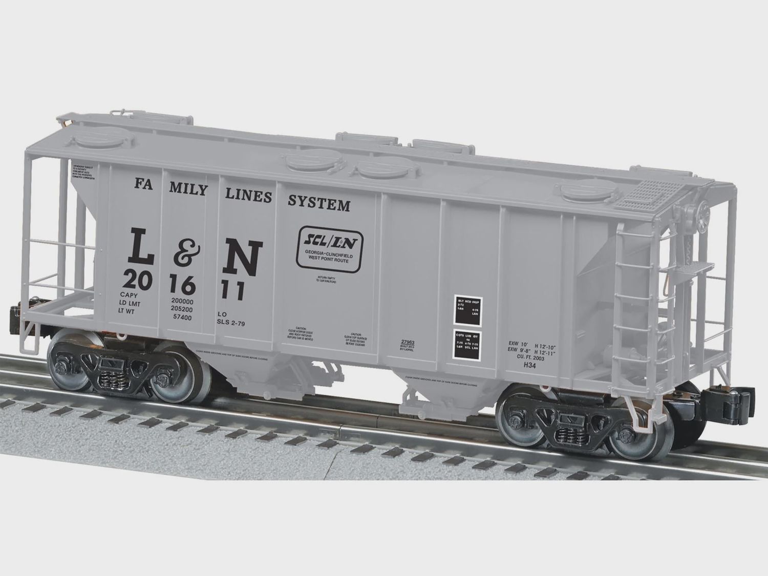 6-27962 - Louisville &amp; Nashville Scale PS-2 Hopper 2-Pack