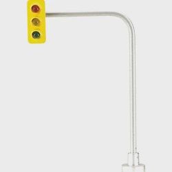 66915 - O SCALE SINGLE TRAFFIC SIGNAL (2 pcs. PLUS CONTROLLER)