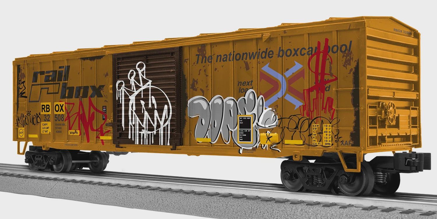 2542301 - Weathered Railbox ACF 50' Boxcar #32508