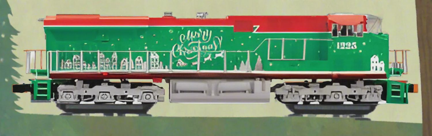 30-21238-1 - Christmas ES44AC Imperial Diesel Engine With Proto-Sound 3.0