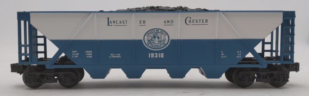 6-19310 - Lancaster and Chester 4-Bay Hopper with Coal Load