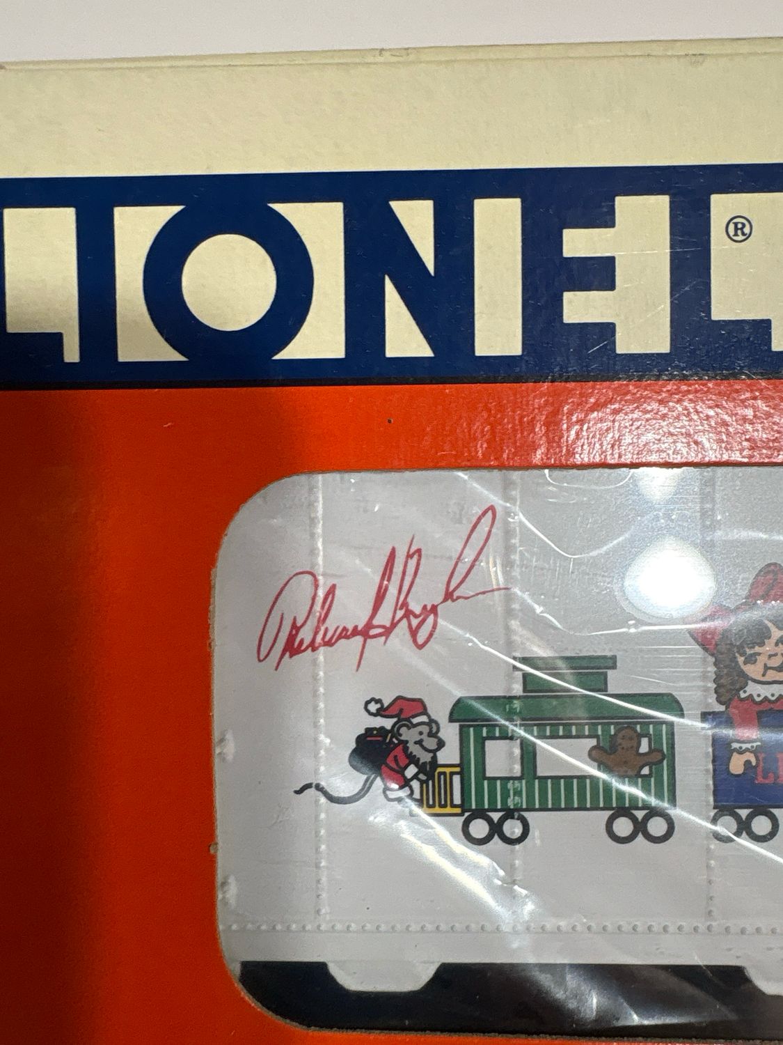 6-19928 - Christmas Boxcar 1994 with Richard Kughn Signatures on the Boxcar
