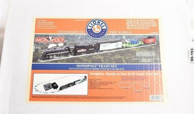 6-52218 - Monopoly 4-4-2 O Gauge Steam Freight Train Set / Sealed in Box