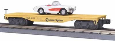 33-7603 - Chessie Flat with 1957 Corvette