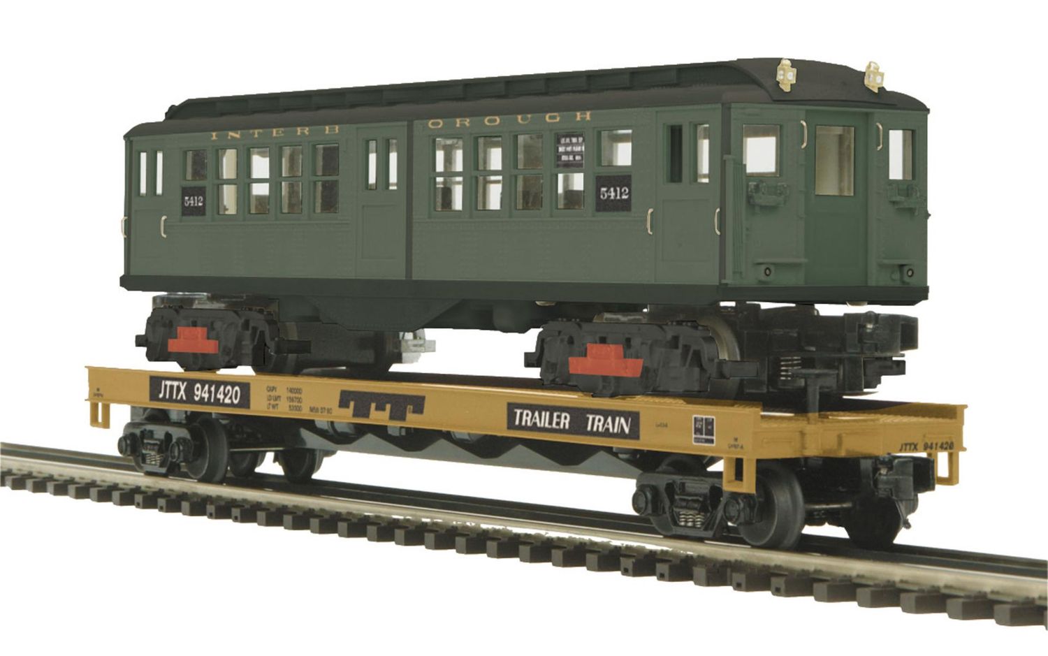 20-98589 - TTX Flat Car w/ LoV Subway Car