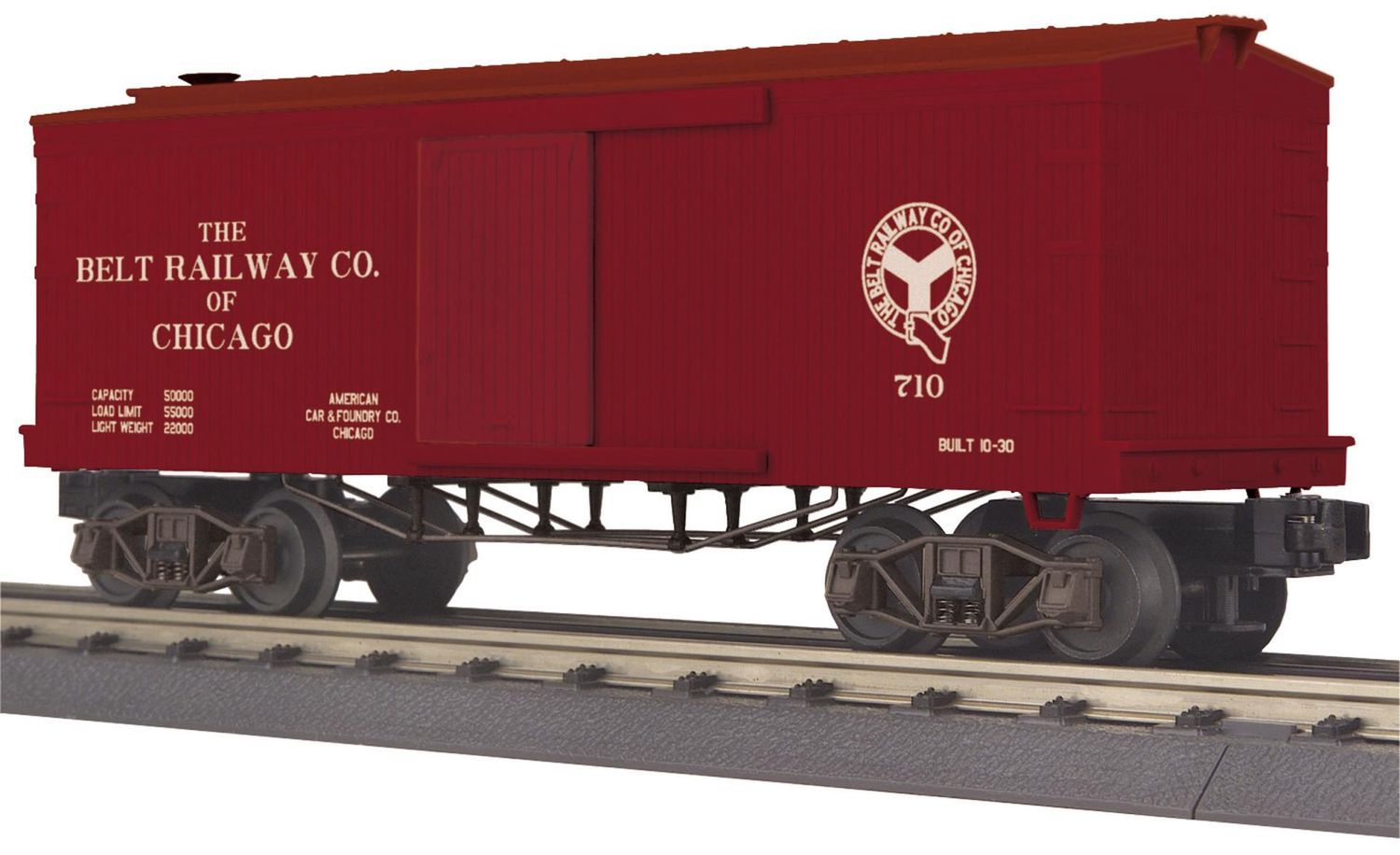 30-74451 - Belt Railway of Chicago 34' Box Car - 19th Century
