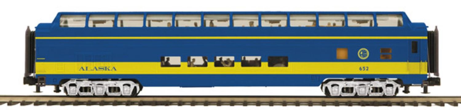 20-67130 - USED Alaska 70 foot Full Vista Dome Car / Smooth Side