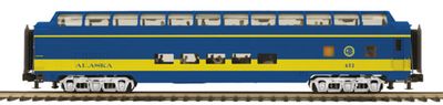 20-67130 - USED Alaska 70 foot Full Vista Dome Car / Smooth Side