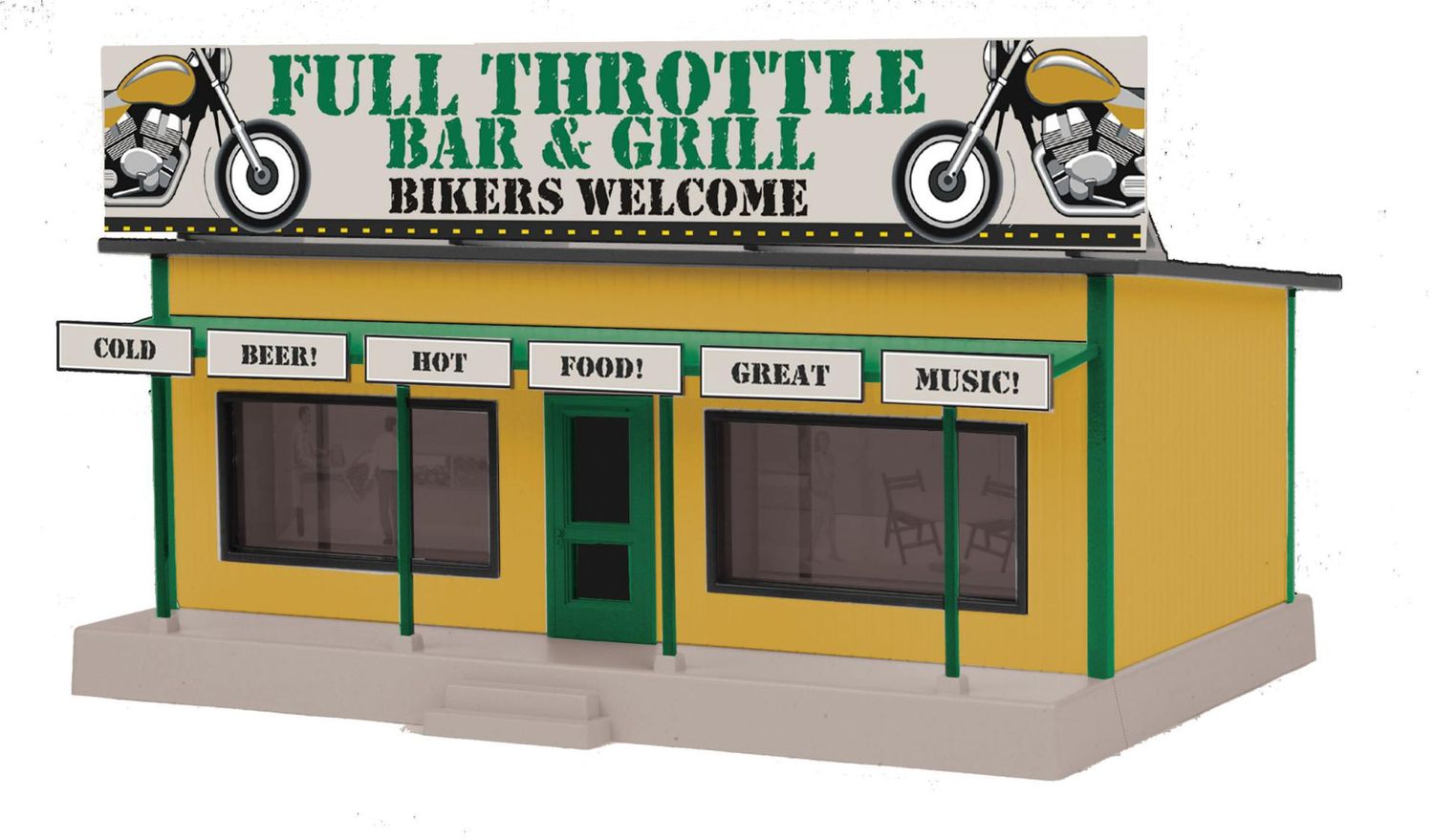 30-90292 - Full Throttle Bar &amp; Grill Road Side Stand