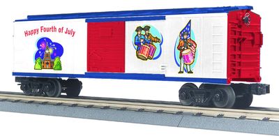 30-74601- Happy 4th of July O Gauge RailKing Box Car
