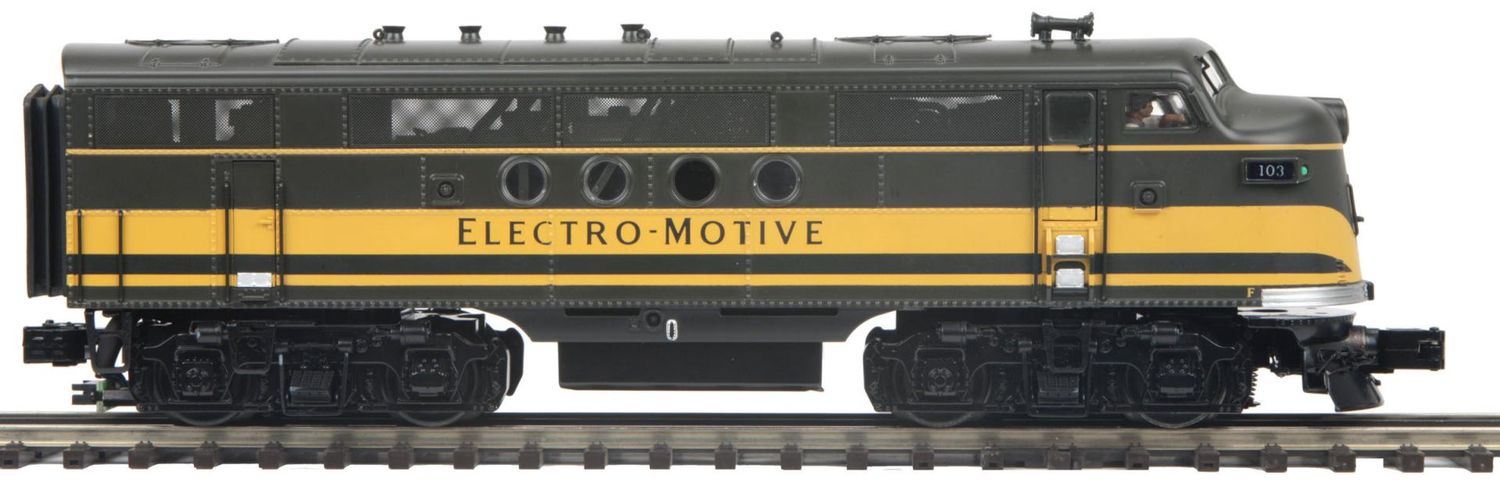 20-20623-1 - USED - EMD Demonstrator FT A Unit Diesel Engine w/Proto-Sound 3.0 (Hi-Rail Wheels)