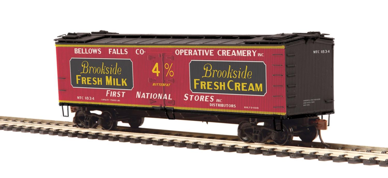 80-94054 - Brookside Fresh Milk R40-2 Woodside Reefer Car