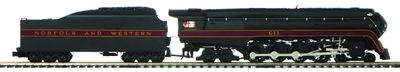20-3773-1 - Norfolk &amp; Western 4-8-4 J Steam Locomotive w/Proto-Sound 3.0 (Hi-Rail Wheels)