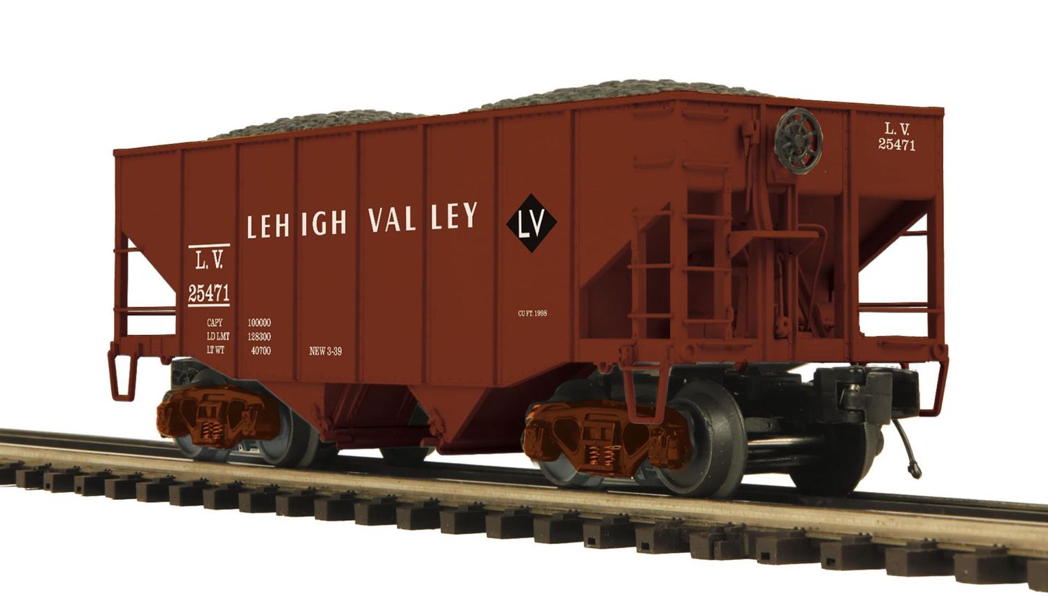 20-97394 - Lehigh Valley 2-Bay Fish Belly Hopper Car