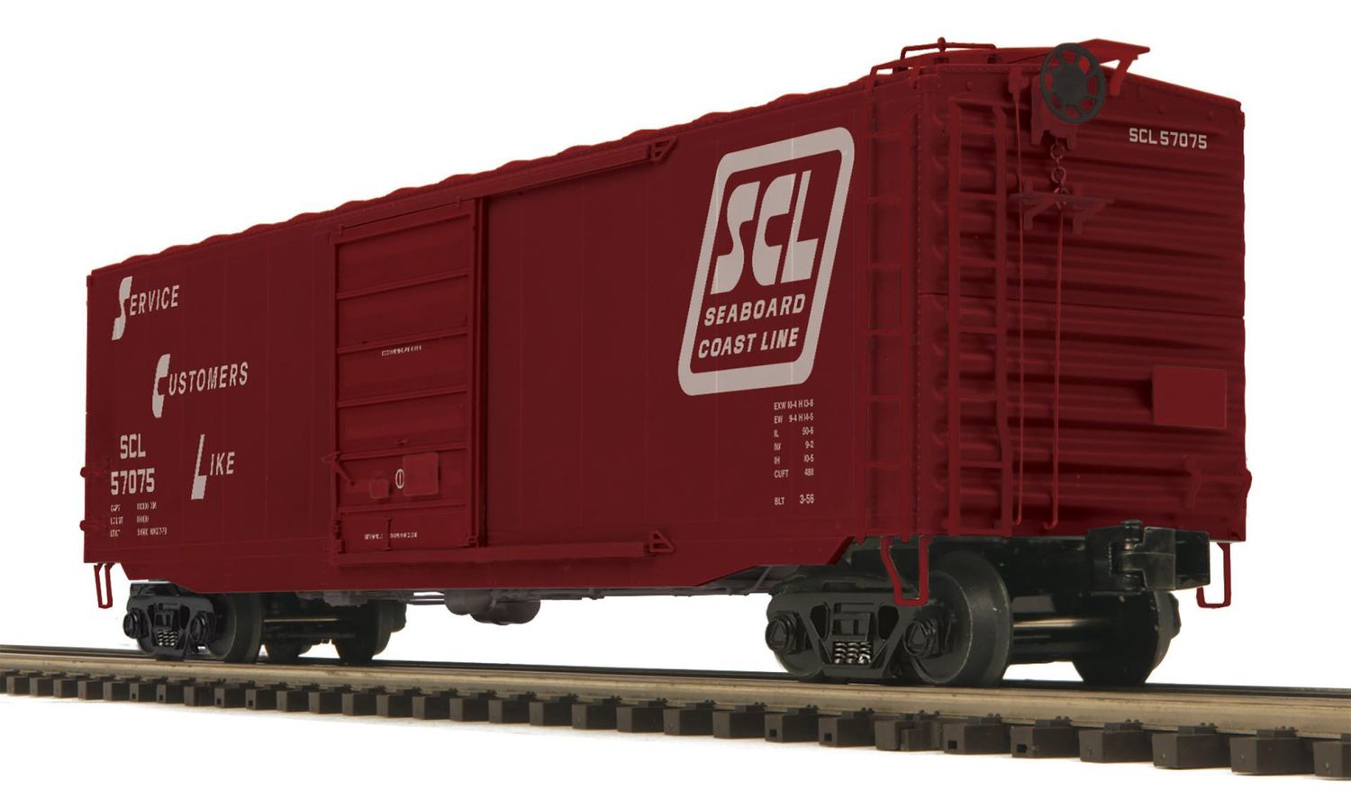20-99314 - 50’ Ps-1 Box Car w/Pullman Door - Seaboard No. 57075, 57081