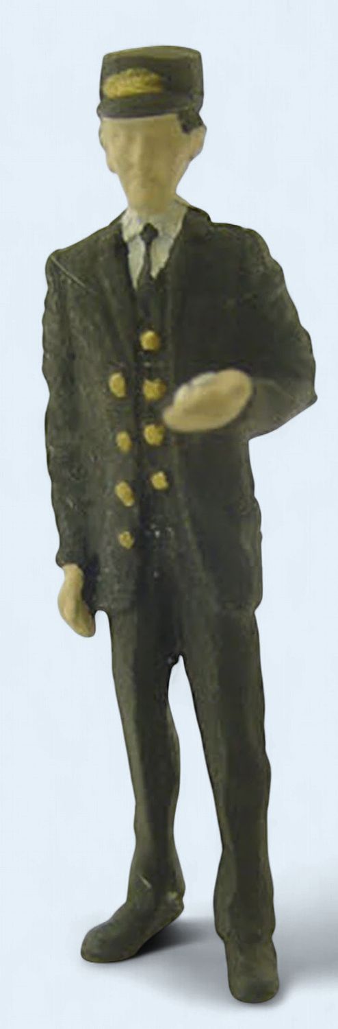 A1399 - CONDUCTOR LOOKING AT WATCH