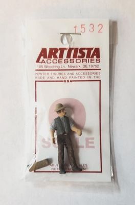 A1532 - Fireman Holding Wood