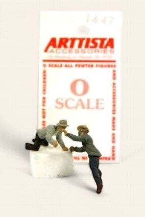 A1447 - Hobo Helping another Hobo into Boxcar