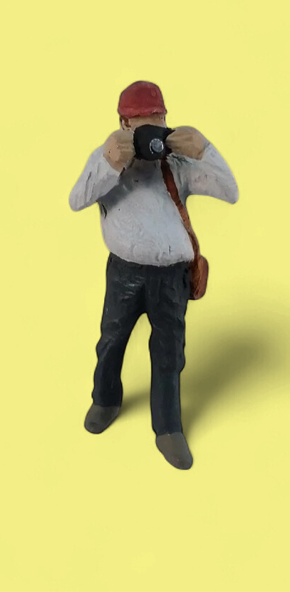 A1518 - Railfan Standing with Camera