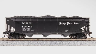 7383 bli - AAR 70-ton Triple Hopper, NKP, #80767, HO