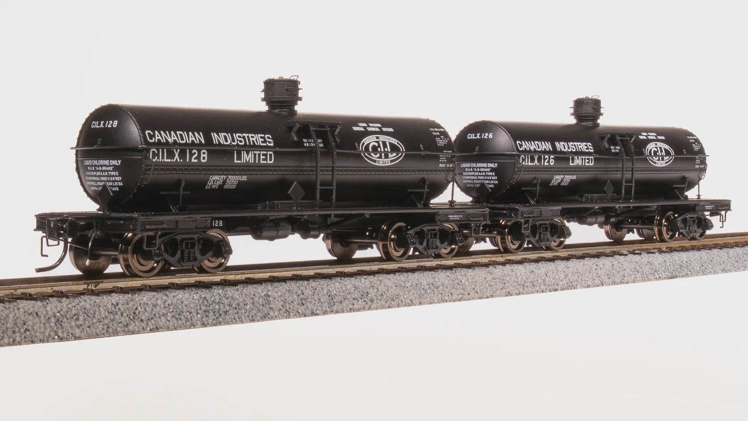 7672 bli - 6000 Gallon Tank, Canadian Industries, 2-pack, HO