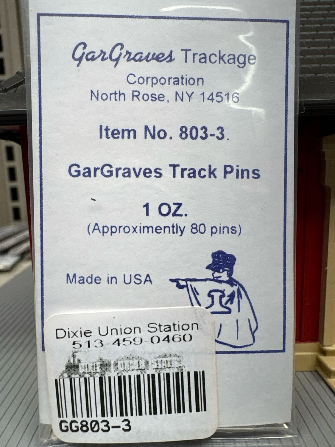 803-3 - 80 Track Pins for Ross or Gargraves Track