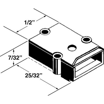 817 kadee - O Scale Black Plastic Gearboxes &amp; Lids