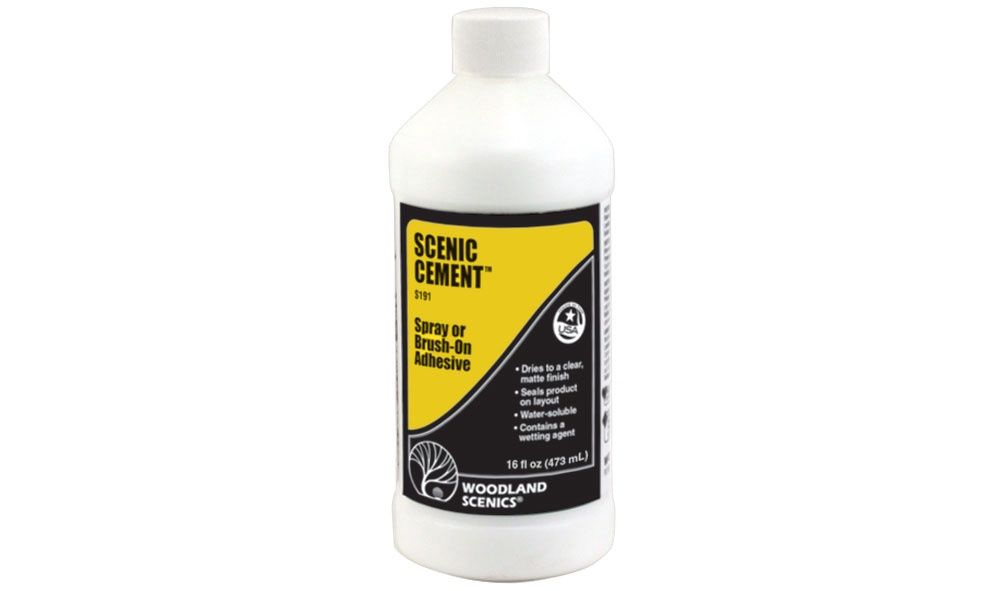191 - Scenic Cement 16fl oz Plastic Bottle