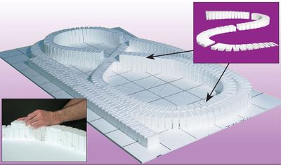 1410 - Foam Incline Set - 2% - 8 Pieces