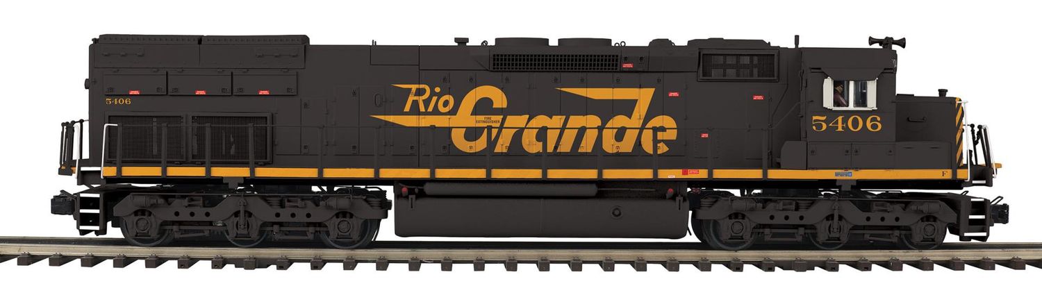 20-22129-1 - O Scale Premier Denver Rio Grande SD40T-2 Tunnel Motor Diesel Engine w/Proto-Sound 3.0 (Hi-Rail Wheels)