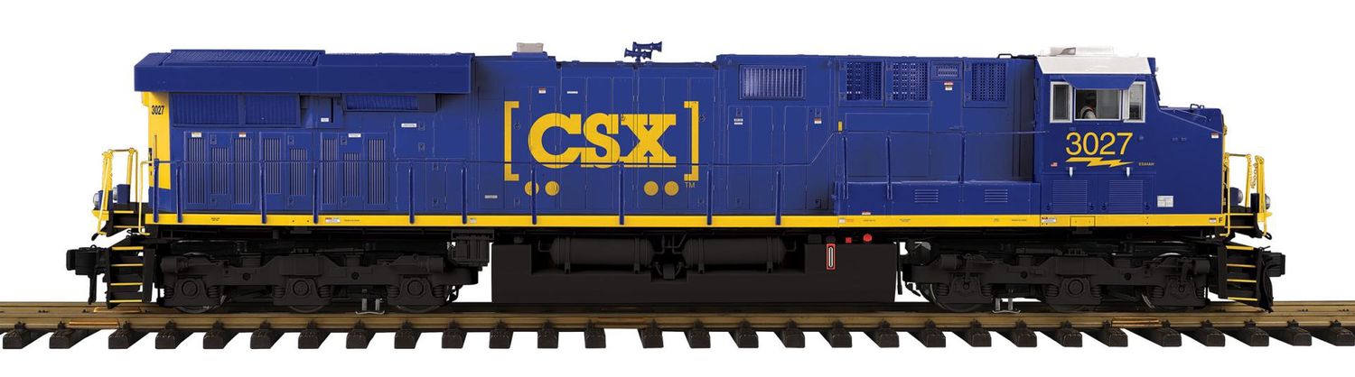 70-2182-1 - G Gauge RailKing One Gauge CSX ES44AC Diesel Engine w/Proto-Sound 3.0