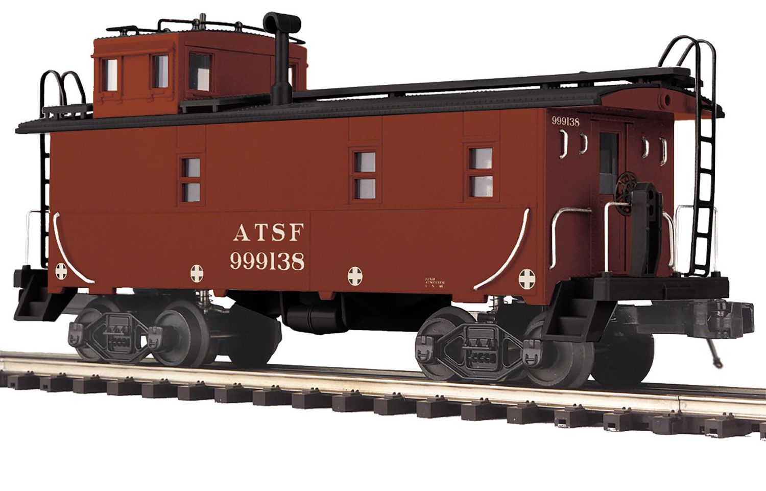 20-91874 - O Scale Premier Santa Fe Steel Caboose