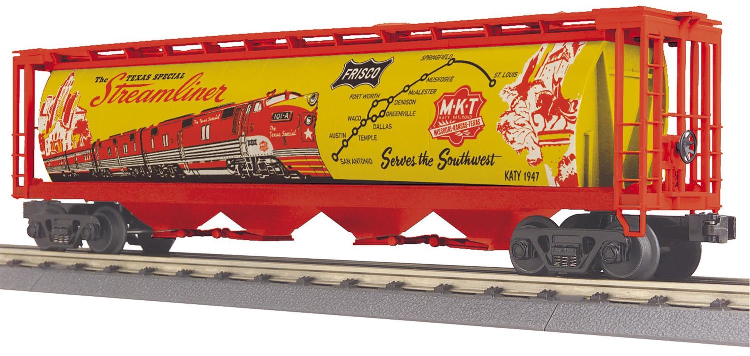 30-75778 - O Gauge RailKing Katy 4-Bay Cylindrical Hopper Car