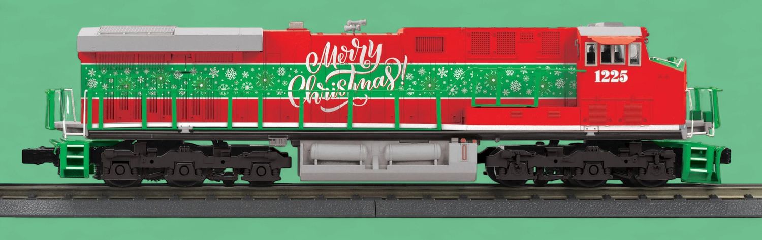 30-21387-1 - O Gauge RailKing Christmas ES44AC Imperial Diesel Engine With Proto-Sound 3.0