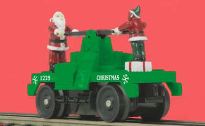 30-5256 - O Gauge RailKing Christmas Operating Hand Car