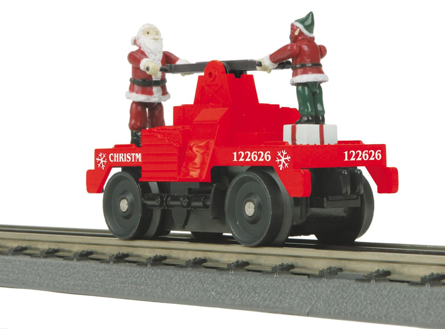 30-5267 - O Gauge RailKing Christmas Operating Hand Car