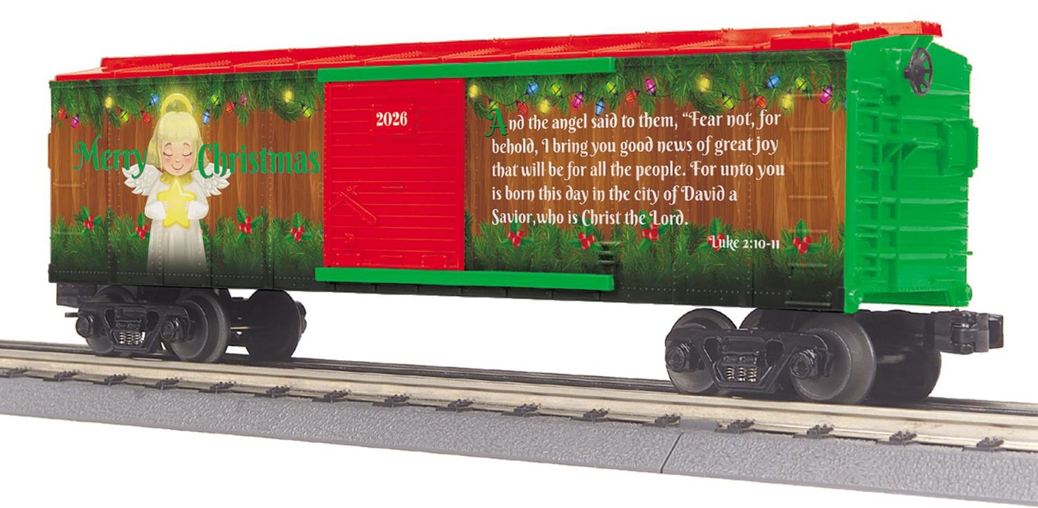 30-71306 - O Gauge RailKing Christmas Box Car