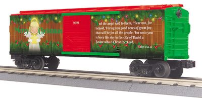 30-71306 - O Gauge RailKing Christmas Box Car 30-71306 - O Gauge RailKing Christmas Box Car