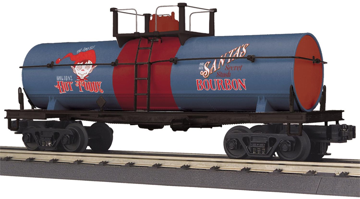 30-73678 - O Gauge RailKing North Pole Smoking Tank Car