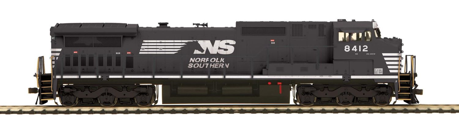 20-21967-1 - Norfolk Southern O Scale Premier Dash-8 Diesel Engine w/Proto-Sound 3.0 (Hi-Rail Wheels)