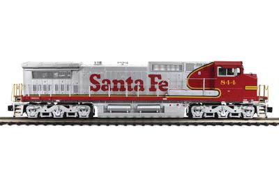 20-21976-1 - Santa Fe O Scale Premier Dash-8 Diesel Engine w/Proto-Sound 3.0 (Hi-Rail Wheels)