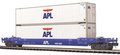 20-95785 - American President Lines O Scale Premier Husky Stack Car