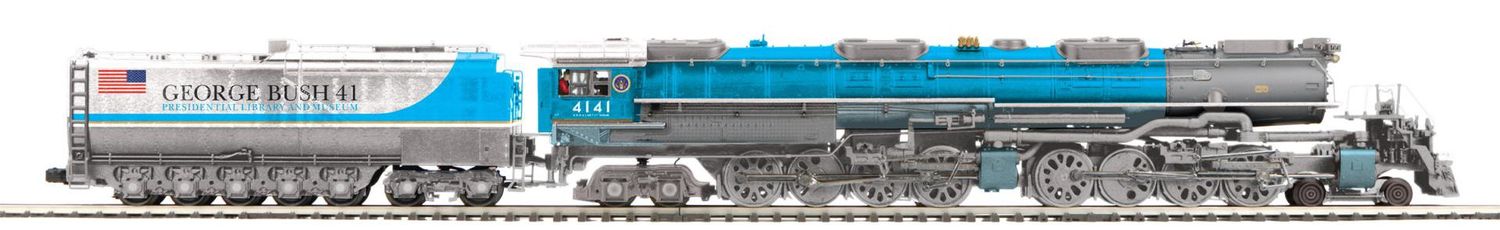 20-30149-1 - O Scale Premier George H. Bush 4-8-8-4 Big Boy Steam Engine (Oil Burner) With Proto-Sound 3.0 (Hi-Rail Wheels)