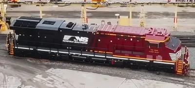 20-22191-1 - O Scale Premier Norfolk Southern ES44AC Diesel Engine w/Proto-Sound 3.0 (Hi-Rail Wheels)