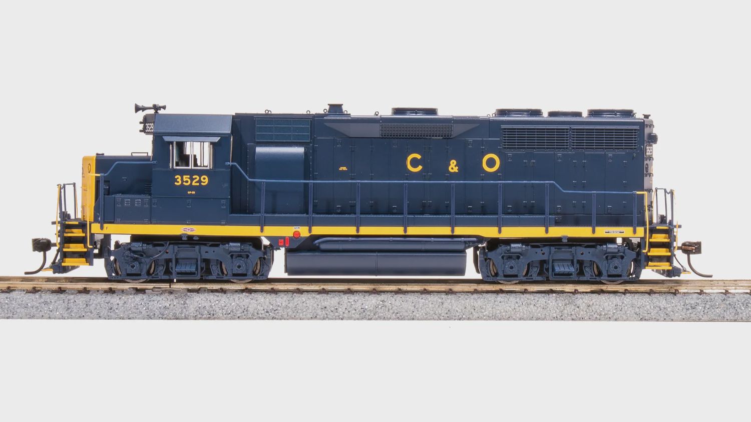 7537 - EMD GP35, C&amp;O 3538, "C&amp;O" w/ Yellow Nose, Paragon4 Sound/DC/DCC, HO