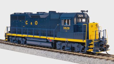 7536 - EMD GP35, C&amp;O 3529, "C&amp;O" w/ Yellow Nose, Paragon4 Sound/DC/DCC, HO