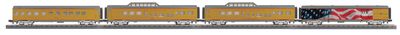 30-68314 - O Gauge RailKing Union Pacific 4-Car 60’ Streamlined Passenger Set